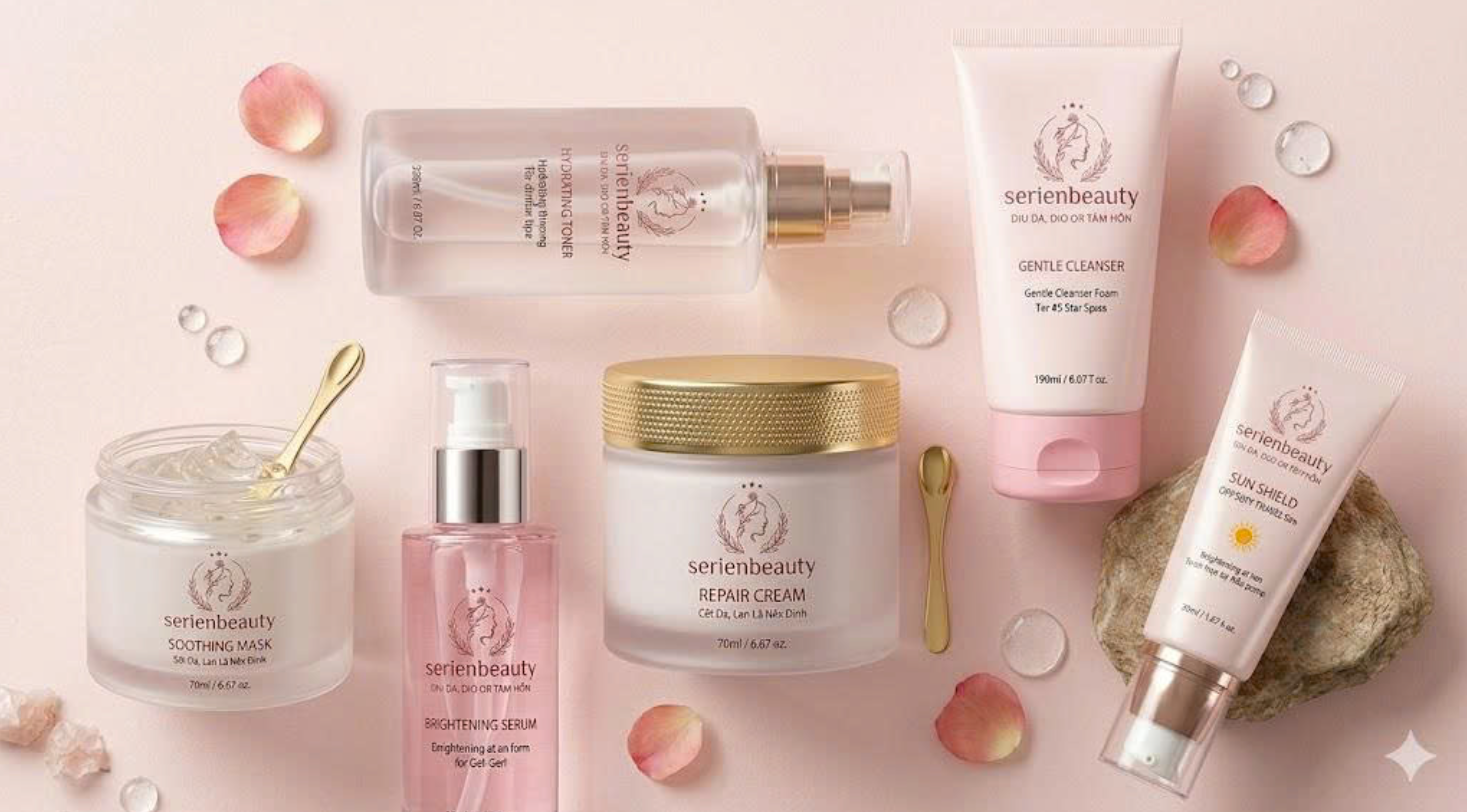 Serien Beauty – Bí Quyết Xây Dựng Làn Da Khỏe Đẹp Từ Những Bước Chăm Sóc Đơn Giản Mỹ phẩm Serienbeauty