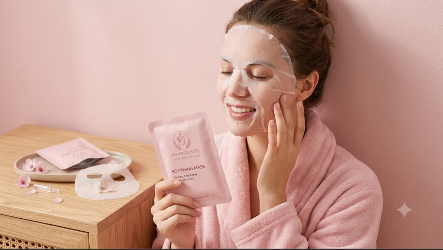 Khám phá trải nghiệm sử dụng mặt nạ dưỡng ẩm Serien Beauty giúp cấp ẩm cho da, mang lại cảm giác thư giãn và hỗ trợ duy trì làn da mềm mại, tươi tắn.