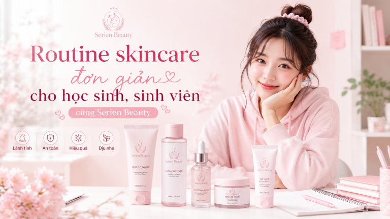 7 Lợi Ích Của Kem Dưỡng Phục Hồi Da Giúp Da Mềm Mịn Mỗi Ngày Routine skincare đơn giản cho học sinh, sinh viên cùng Serien Beauty với các bước chăm sóc da dịu nhẹ, an toàn và dễ thực hiện hằng ngày.