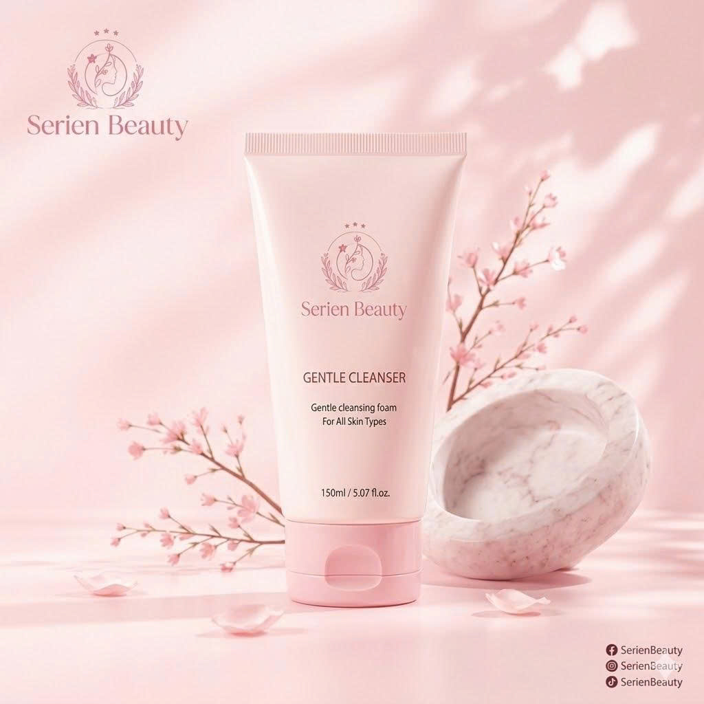 1.Sữa rửa mặt dịu nhẹ Serien – Làm sạch da mà không gây khô căng z7827905639366 c7bbcd64a0962d1bc30a5eaf586e922d